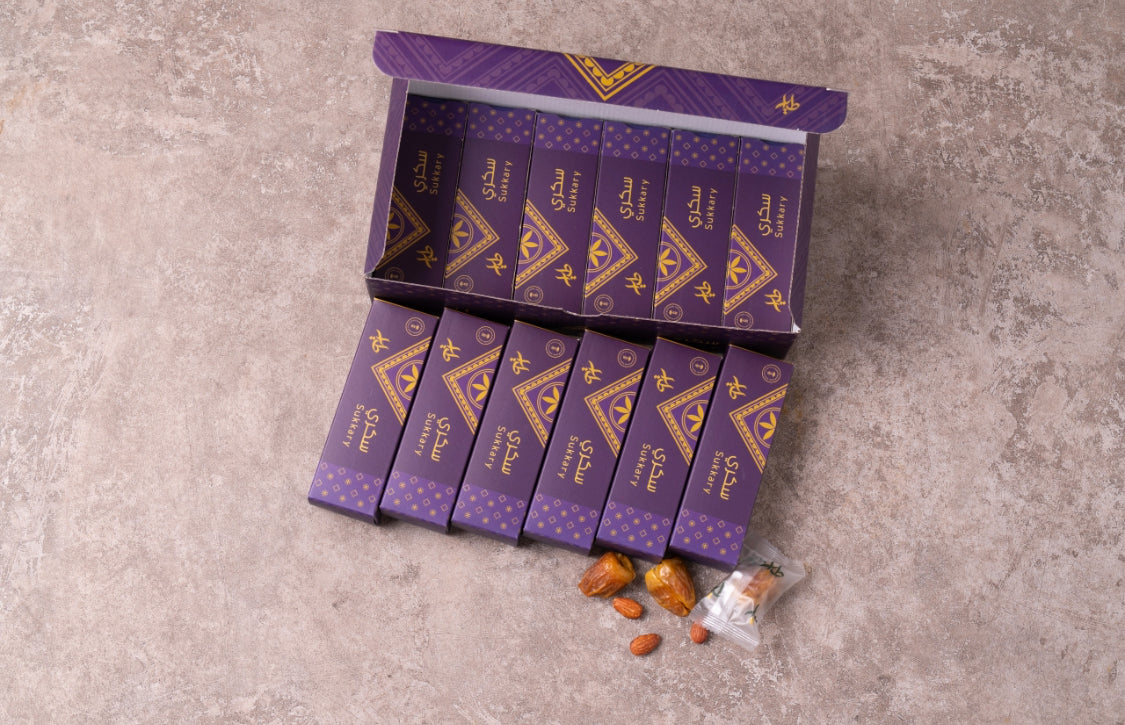 تمر ولوز سكري