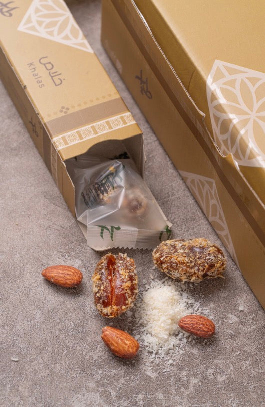 تمر ولوز خلاص بجوز الهند