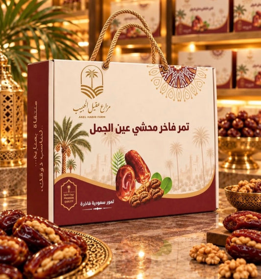 تمر فاخر محشي عين الجمل ٢ كيلو